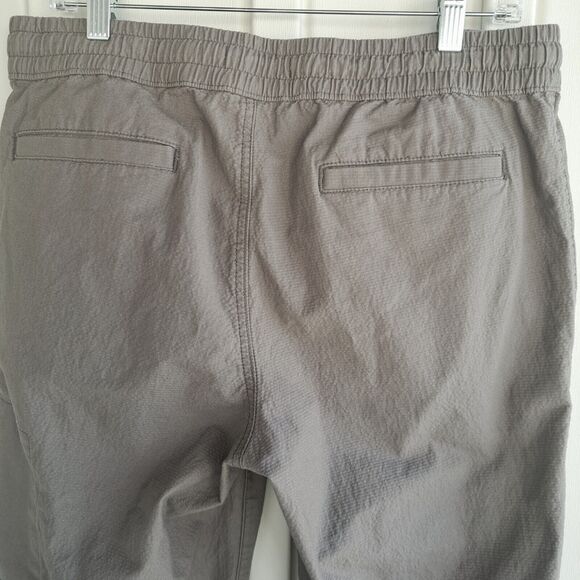 Sonoma Goods For Life Zip Pocket Pants Mens Medium Brown Drawstring 30.5”Inseam - Picture 4 of 14